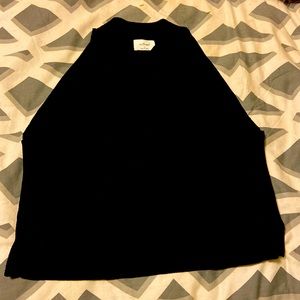 Wilfred brand knit black halter tank